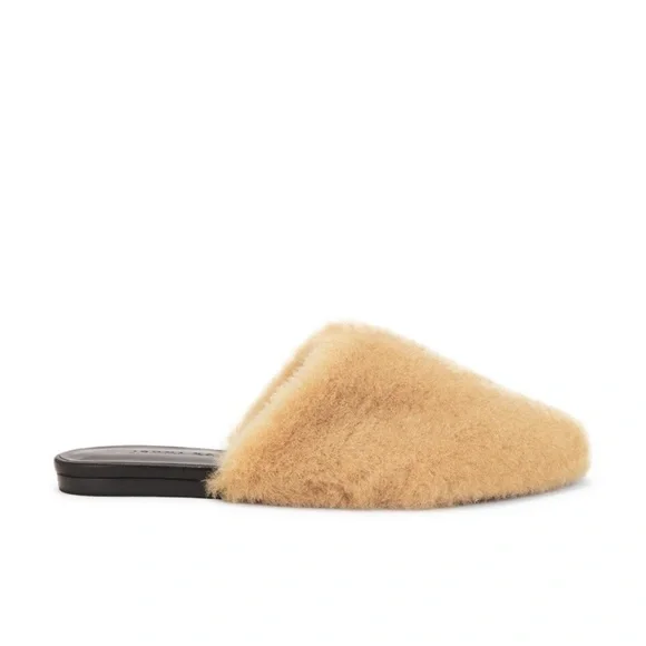 Jenni Kayne Shearling Mule in Natural, size 39 - Picture 2 of 5